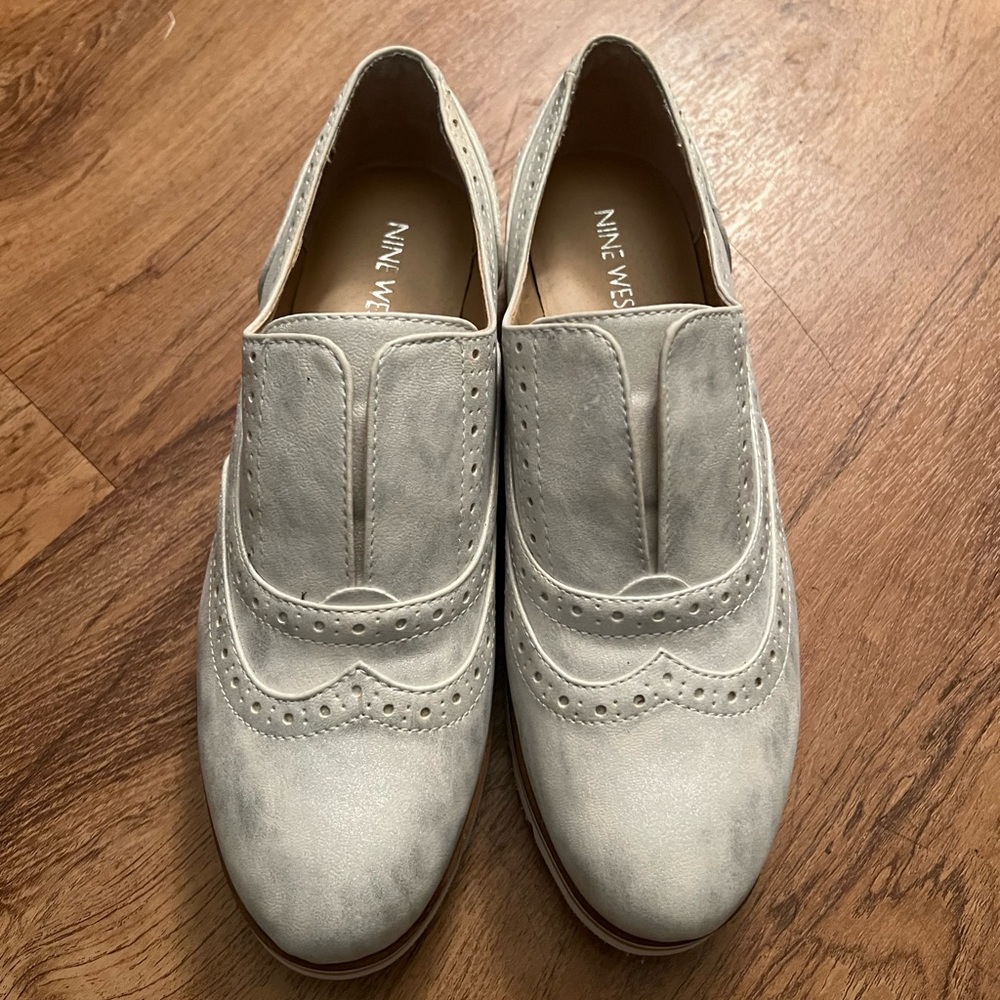 Nine West slip on loafers